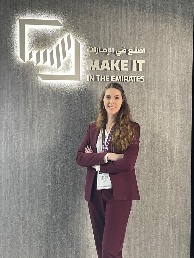 Gistin at the Make It In The Emirates 2026 exhibition in Abu Dhabi